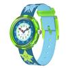 Swatch Flik Flak Starry Glow FBNP242 Green Watch Boys'