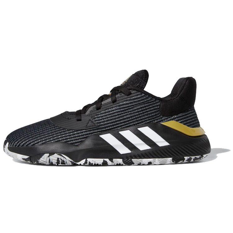 adidas Pro Bounce 2019 Low 'Черный Золотой Металлик' EF0469