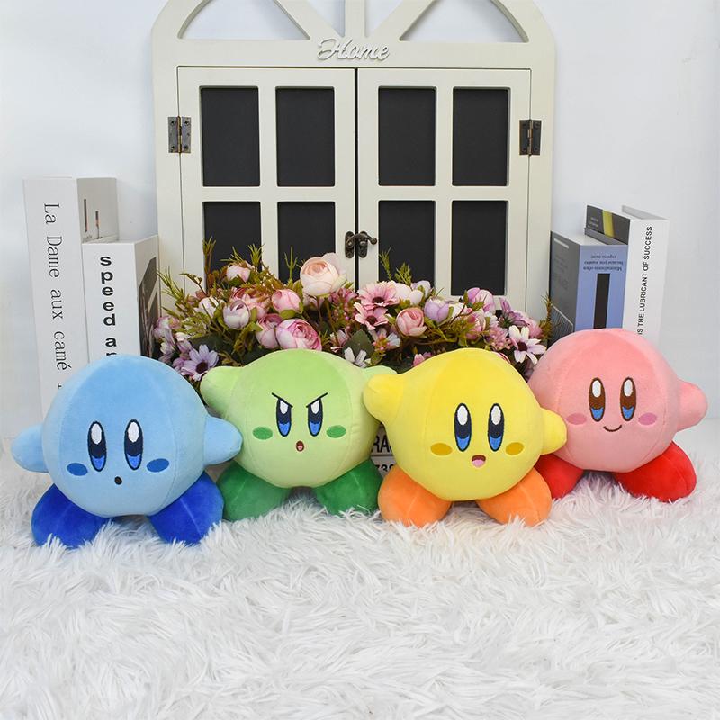 Star Kirby Kawaii Soft Plush Toys Cute Anime Kirby Waddle Dee Doo Stuffed Animals Plushies Peluche Dolls Birthday Gifts Kids