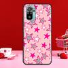 Преппи звезды молния розовый Для Xiaomi Redmi Note 8 9 10 11 Pro Note 10S 9S 11S Чехол Для Redmi 9 10 9T 9A 9C Coque