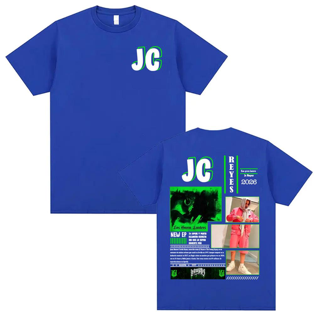 Rapper Jc Reyes Album 2026 Tour Tshirts Mens Women Fashion Summer Short Sleeve T Shirts Hip Hop 100 Cotton T Shirt Streetwear