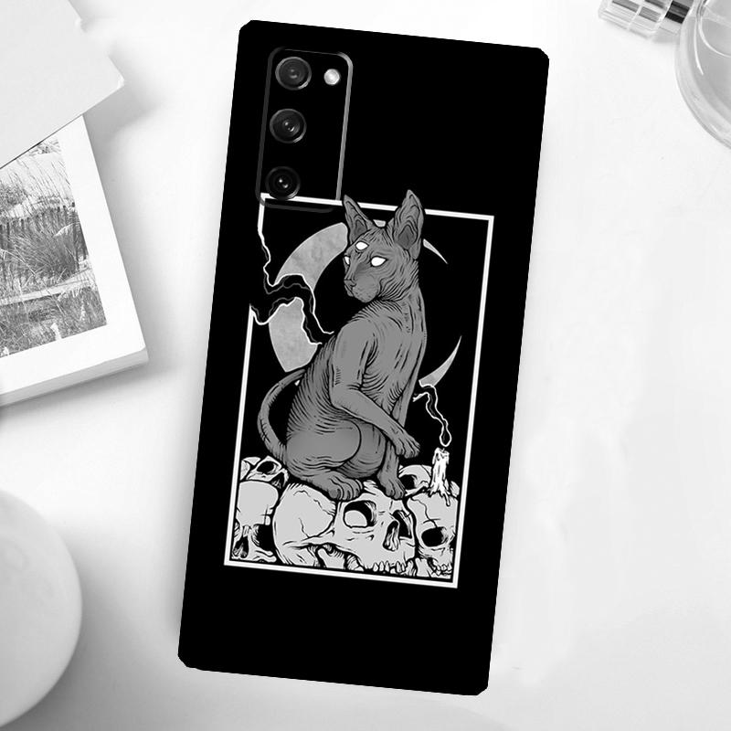 Сатанинский Сфинкс Чехол Для Samsung Galaxy S24 S23 S22 Ultra S21 S20 FE Note 10 Plus Note 20 S8 S9 S10 Чехол