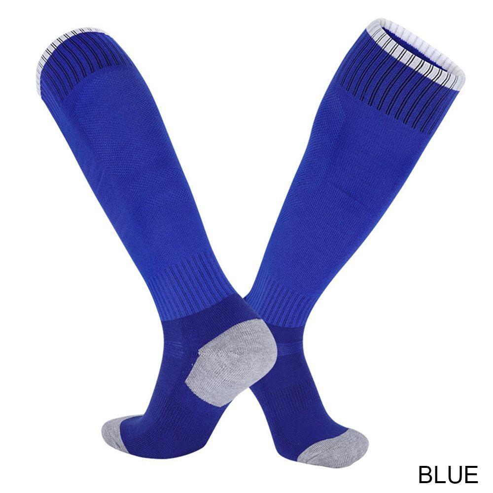 Мужские и женские длинные детские противоскользящие футбольные носки выше колена, футбольные носки, спортивные носки