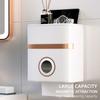 1Pcs Waterproof Toilet Paper Holder Light Luxury Style Roll Paper Storage Box New Tissue Box