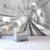 Modern Photo Wallpaper Abstract Tunnel Space Sphere 3d Wall Mural Living Room Bedroom Home Decor Wall Papers