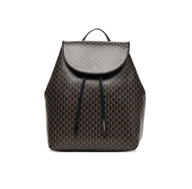 Рюкзак Calvin Klein Emblem Aop Flap Backpack LV04F3271G чёрный