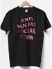 Футболка с принтом Anti Social Social Club