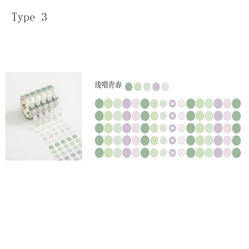 Принадлежности, круглые точки, печатная этикетка для дневника, декоративная лента Васи, бумажные ленты, наклейка для скрапбукинга
