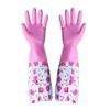Waterproof And Warm Rubber Gloves Kitchen Washing Dishes Gloves Housework Gloves Women’s Cleaning W1W6