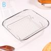 1Pc Air Fryer Rack Stackable Grilling Rack Stainless Steel Grill Basket Non-Stick Airfryer Tray Wire Rack Basket Kitchen Gadgets