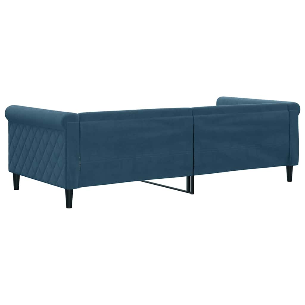 Daybed Blue 90x200 cm Velvet