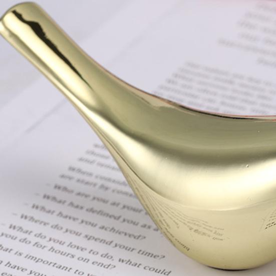 Золотая птица орнамент в скандинавском стиле изысканная статуя птицы элегантная металлическая скульптура птицы для украшения дома