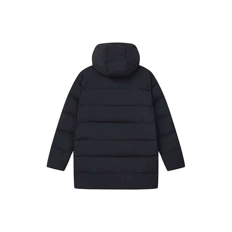 Fila Спортивная теплая пуховая куртка средней длины с капюшоном для мужчин, верхняя одежда, легендарно-синяя F11M141914F-NV