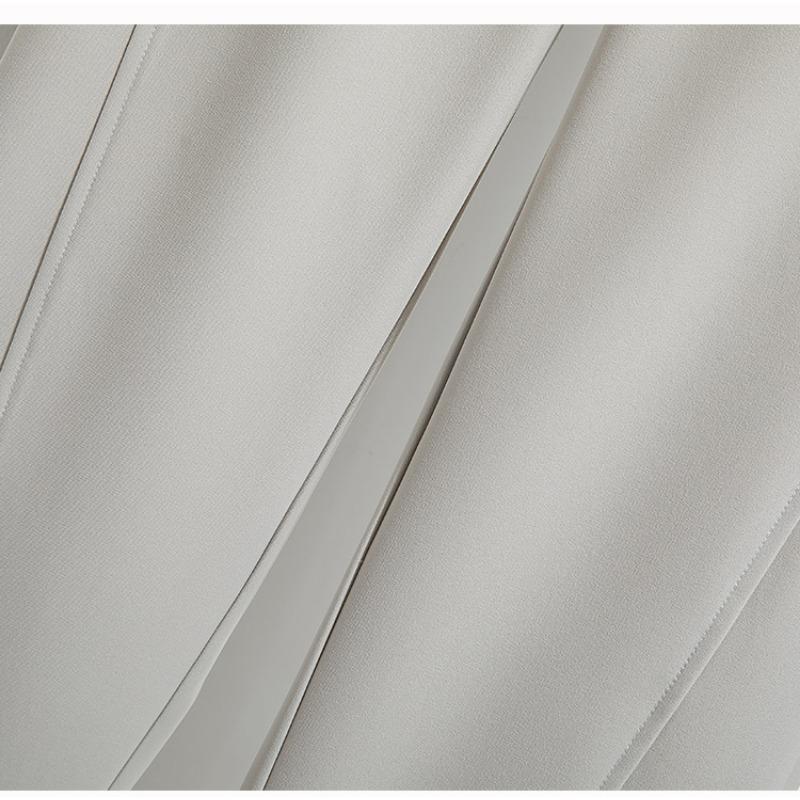 Dimanaf Лето 2025 Женские брюки больших размеров, широкие брюки с высокой талией, базовые эластичные свободные повседневные длинные брюки