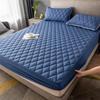 Waterproof Quilted Fitted Sheet Protector Mattress - Soft Brushed Cotton Blend Full Coverage Bed Skirt Style