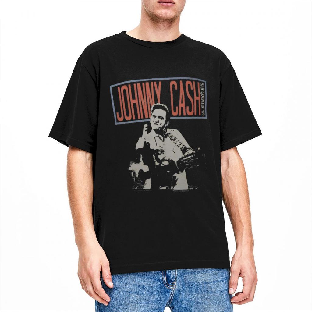 Novelty Johnny Cash Summer Time With You T-Shirts Men Women 100% Cotton Tee Shirt Gift Idea Clothing
