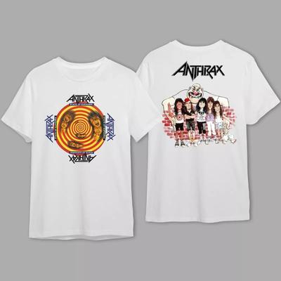 Винтажная футболка с обложкой альбома Anthrax State Of Euphoria 1988 года