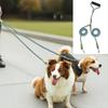 Double Dog Leash 360-degree Swivel Tangle-free Dual Dog Leash Walking Training Lead Splitter for Medium And Large Dogs