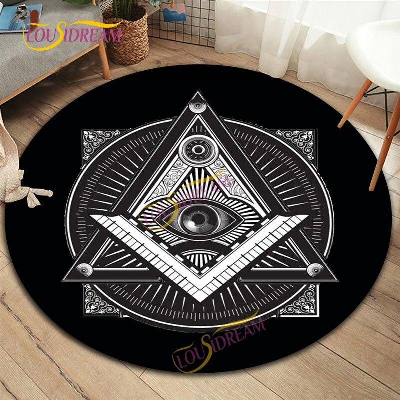 Масонские круглые коврики. Коврик для домашнего игрового стула. Масонский коврик для детской комнаты. Коврик для компьютерного стула. Коврик для деревянного пола масонов.