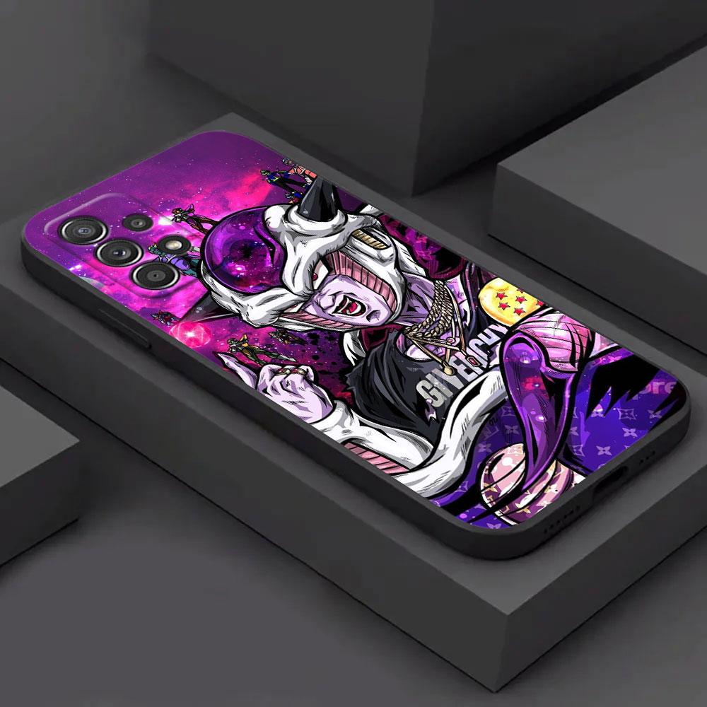 Dragons Balls Anime Phone Cover A56 5G For Samsung A57 A37 A55 A36 A26 A17 A07 A35 A34 A53 A54 A52 A73 A72 Frieza Majin Buu Case