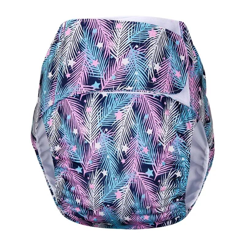 1PC Reusable Adult Diapers Large Size Washable Cloth Diaper for Patients Elderly Men and Women Incontinence Pants