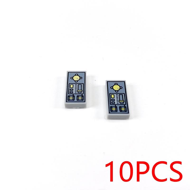 MOC Печатная плитка ИгрушкаСовместимые Кирпичи Аксессуары Строительные Блоки Город ПК Телефон Часы Пицца Детали Кирпичи Дети Дети