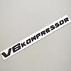 3D ABS Chrome Black Car Styling V8 V6 Kompressor Logo Fender Side Sticker Badge Decals For Mercedes Benz G63 G500 S500 S680 GT BH1