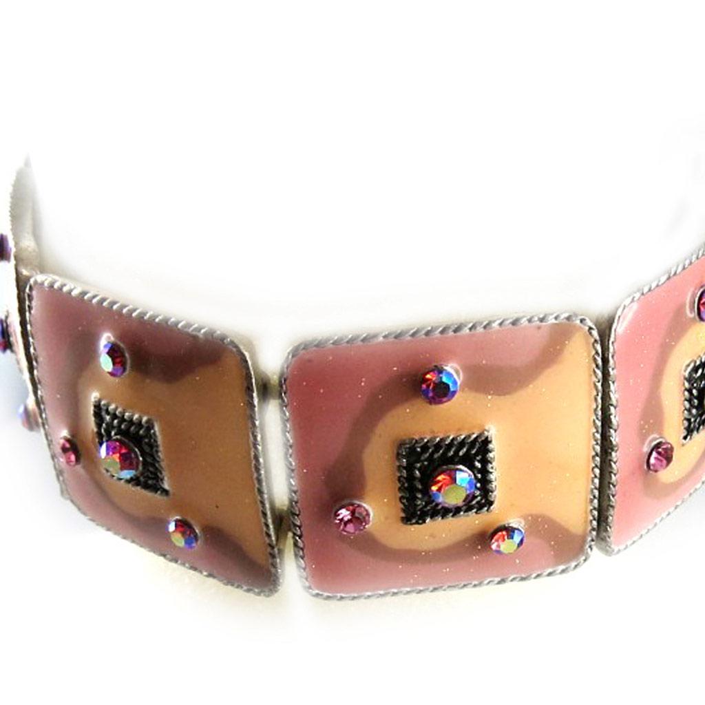 Les Trésors De Lily [E0427] — Розовый дизайнерский браслет «Мимозы»