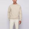 HUGO BOSS Sweatshirts Men's Light Umber Crew Neck Moderate Regular 50447837-151