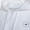 Adidas X Stella McCartney Pure Color Logo Мини-куртка на молнии с капюшоном Женские куртки Белые H59963