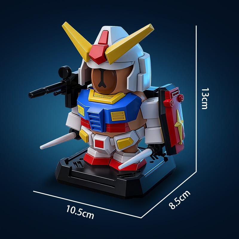 Креативный робот-капибара Меха-наборы Сборная модель Игрушка Магнитный набор брони Меха Украшения Детские игрушки Подарки Оригинальный