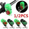 1/2PCS Fish Bite Alarm High Sensitive Fishing Alarm Sound Bell LED Light Indicator Clip-on Fishing Rod Buzzer Fish Accessories