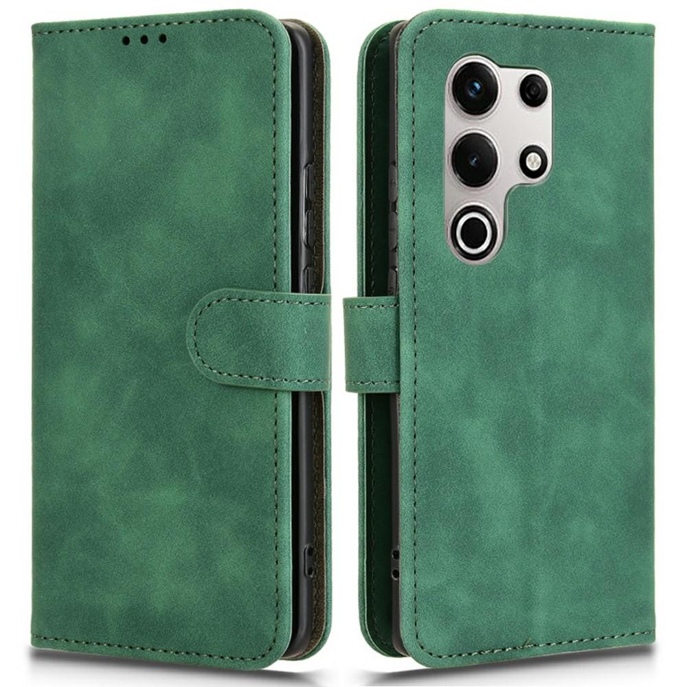 For itel S25 Ultra Leather Case Skin-Feel Anti-Drop Wallet Flip Phone Cover