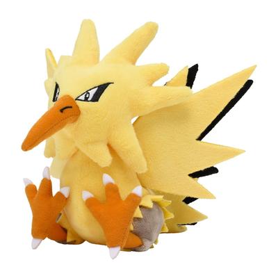 Оригинальная плюшевая игрушка Pokémon Center Pokémon fit Zapdos 14 x 20 x 8 (В x Ш x Г: см)