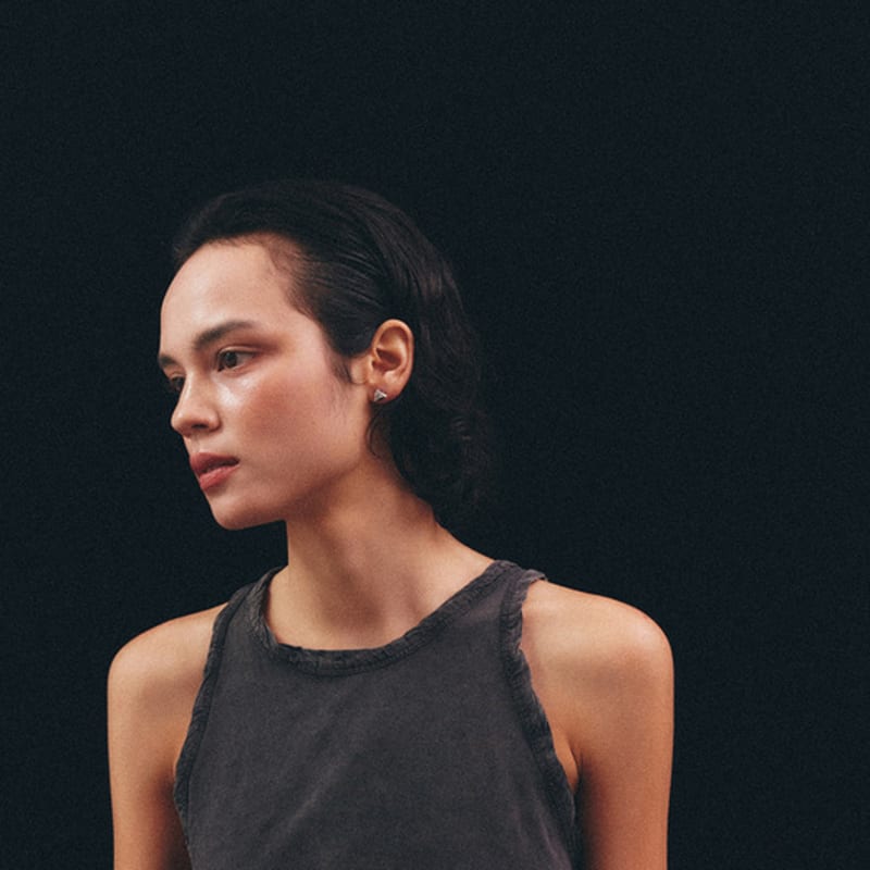 lowool 92.5 Silver struggle earrings