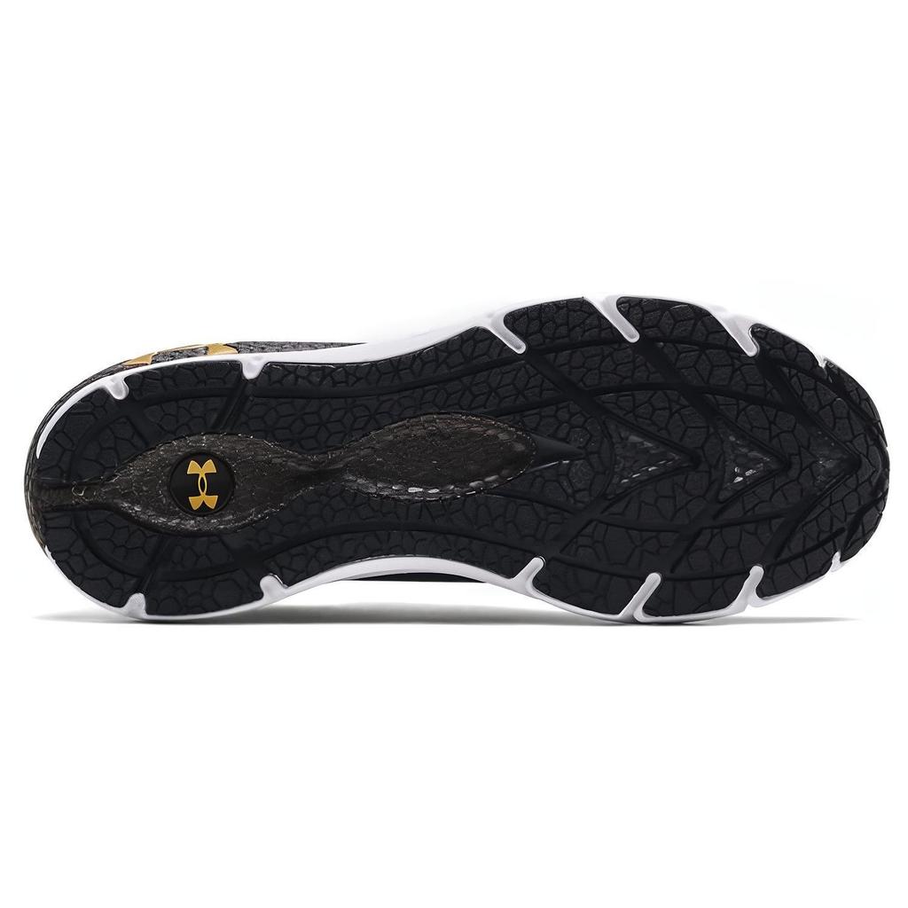 Under Armour HOVR Phantom 2 IntelliKnit Metallic Jet Grey Gold Men Sneakers Black 3025353-100