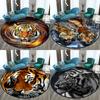 Tiger Round Carpet Floor Mat Living Room Rug Prayer Mat Area Rug Children's Room Decoration Gift Bathroom Floor Mat Home Decor