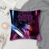 Рэпер Lil Uzi Vert Eternal Atake 2 Наволочка Квадратная Двусторонняя Печать Короткий Плюш Подушка для Дивана Прикроватная Подушка