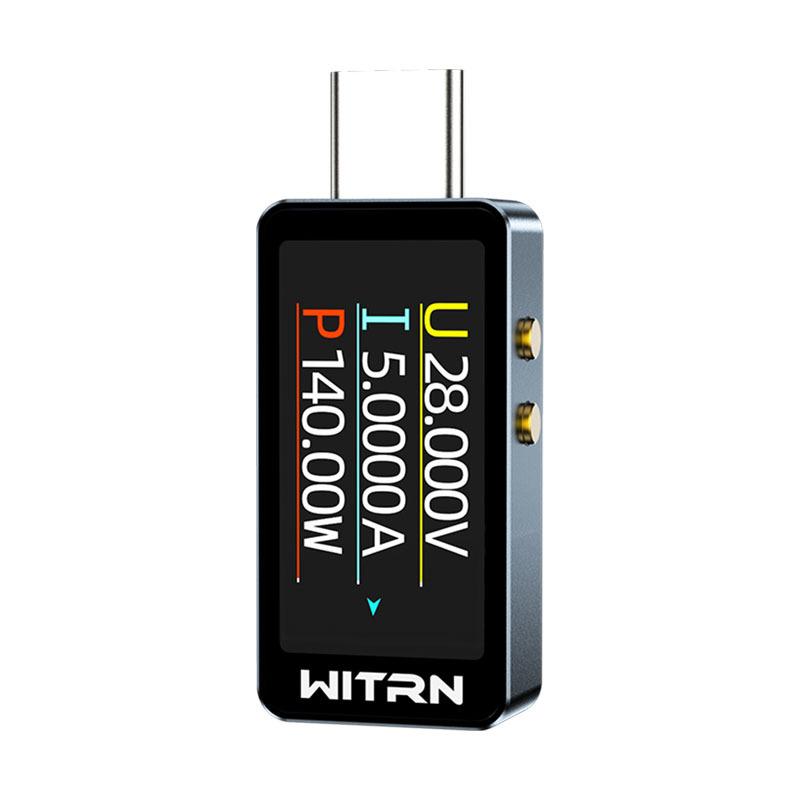 4-28V USB Type-C Power Meter Tester Fast Charge Tester PD3.1 Voltmeter & Ammeter Current Tester PD monitoring for Laptops Phones