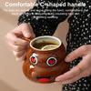 Ceramic Poop Cup 500ml Creative Coffee Mug with Spoon Comfortable Grip Tea Mug Novelty Drinkware Gifts