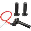 NIBBI Twists Throttle Grip,Dirt Bike Grips With Throttle Cable And Handlebar Grip For SSR125 Pit Bike, 22Mm Motorcycle Throttle Assembly