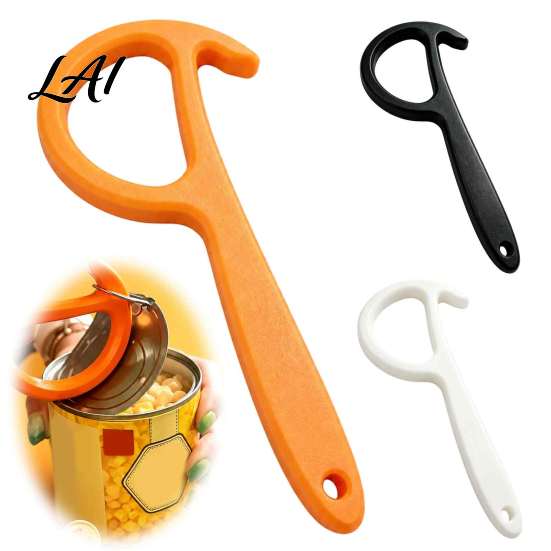 Multipurpose Kitchen Accessory Ring Pull Can Opener Manual Beverage Remover Portable Camping Opener Anti-slip Ergonomic Handle Durable ABS