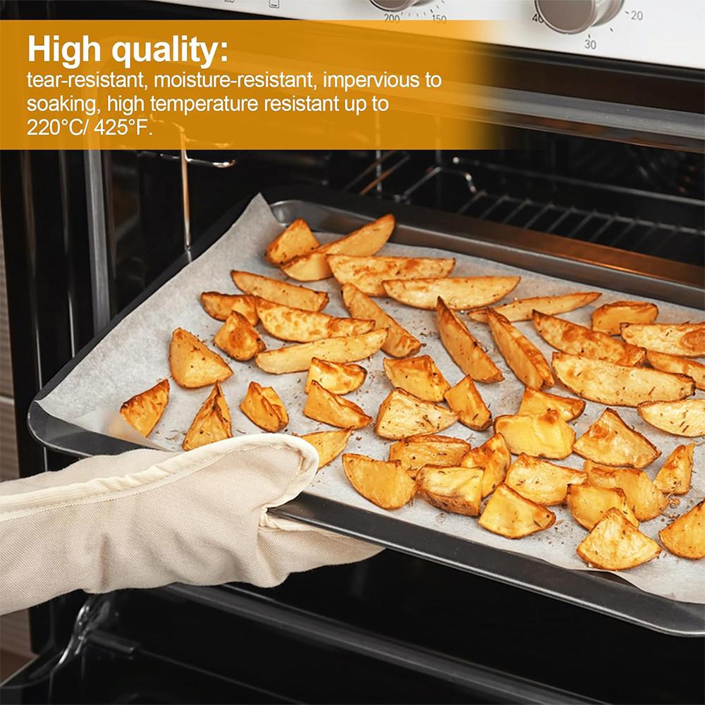 LMETJMA 200 шт. пергаментной бумаги листы антипригарный пергамент бумага для выпечки аэрофритюрницы бумага для выпечки печенья на пару JT276