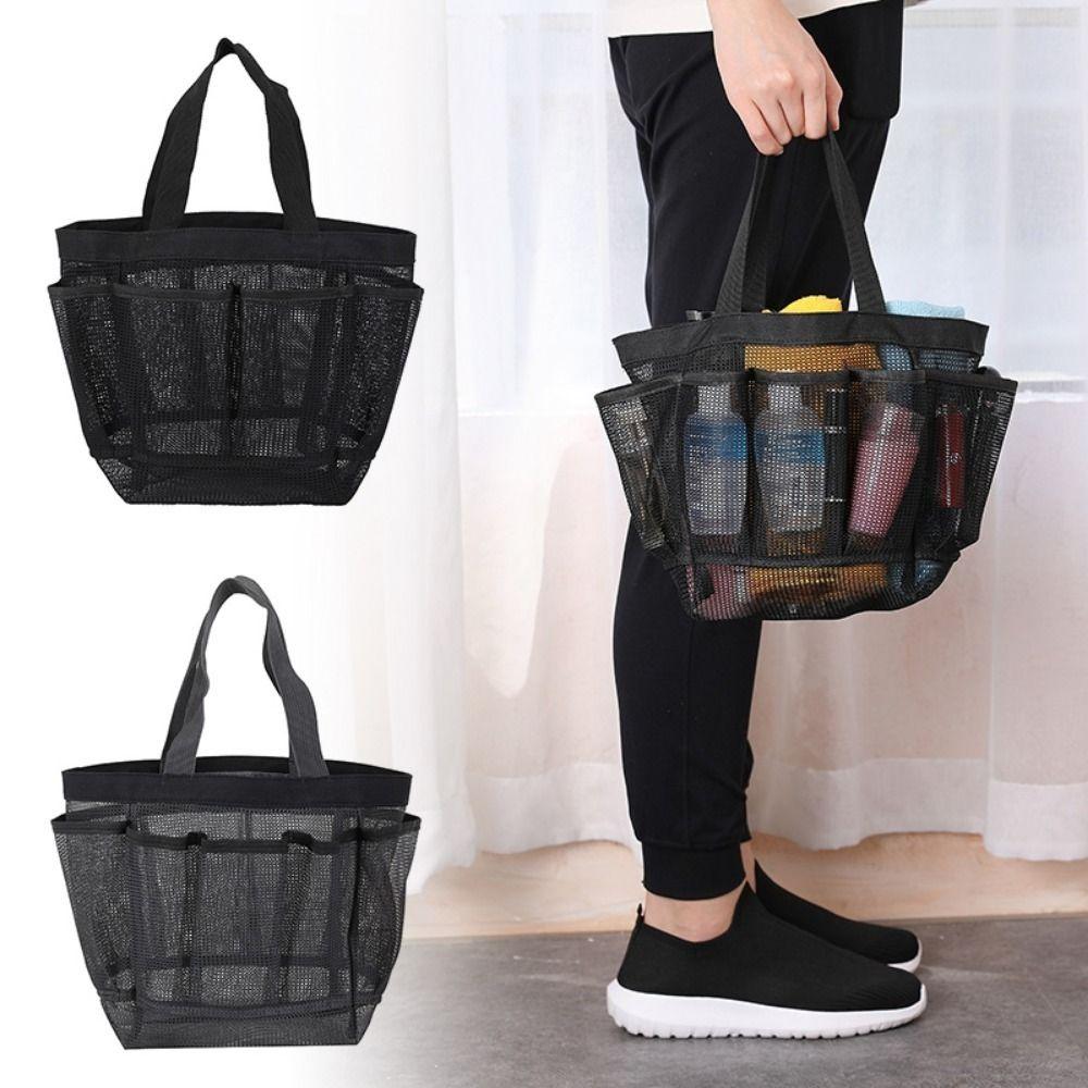 Shower Bag Dorm Beach College Dorm Large Capacity Storage Bag Tote Bag Mesh Shower Bag Wash Bag