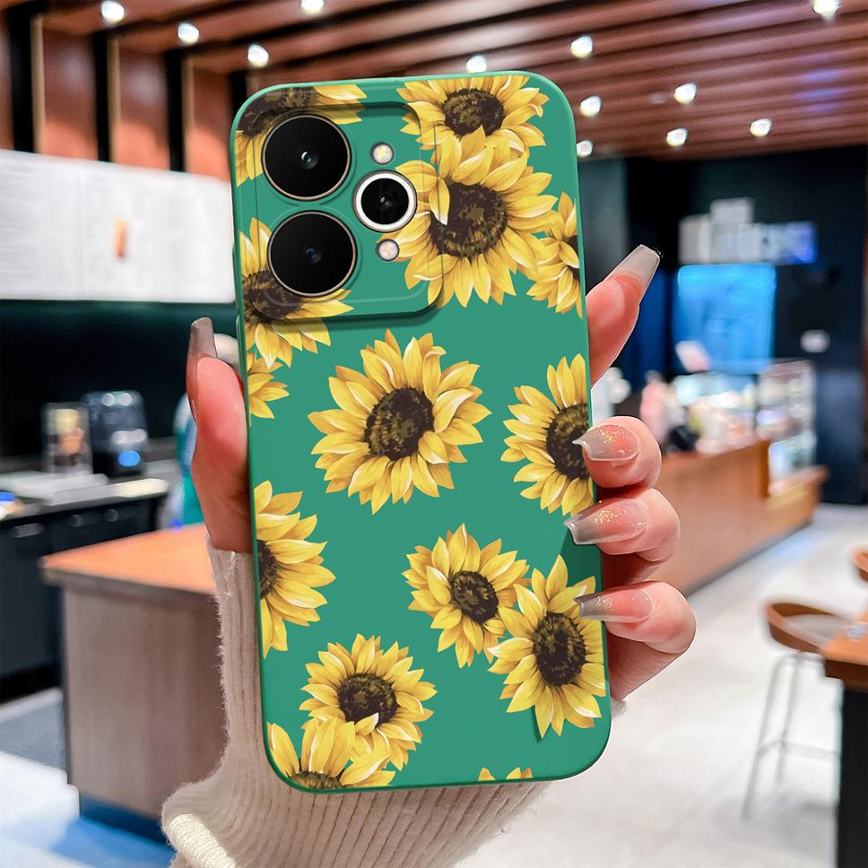For Realme 15 Pro 5G Phone Cover Lovely Design Patterns Soft Liquid Silicone Case For Realme 15Pro High Quality Anti Drop Bumper
