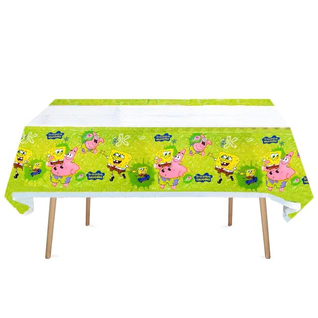 Украшение для дня рождения Губки Боба Для Детей Игрушка Воздушные Шары из Алюминиевой Фольги Латексные Мультяшная Посуда Принадлежности для Мероприятий Баннер Фон