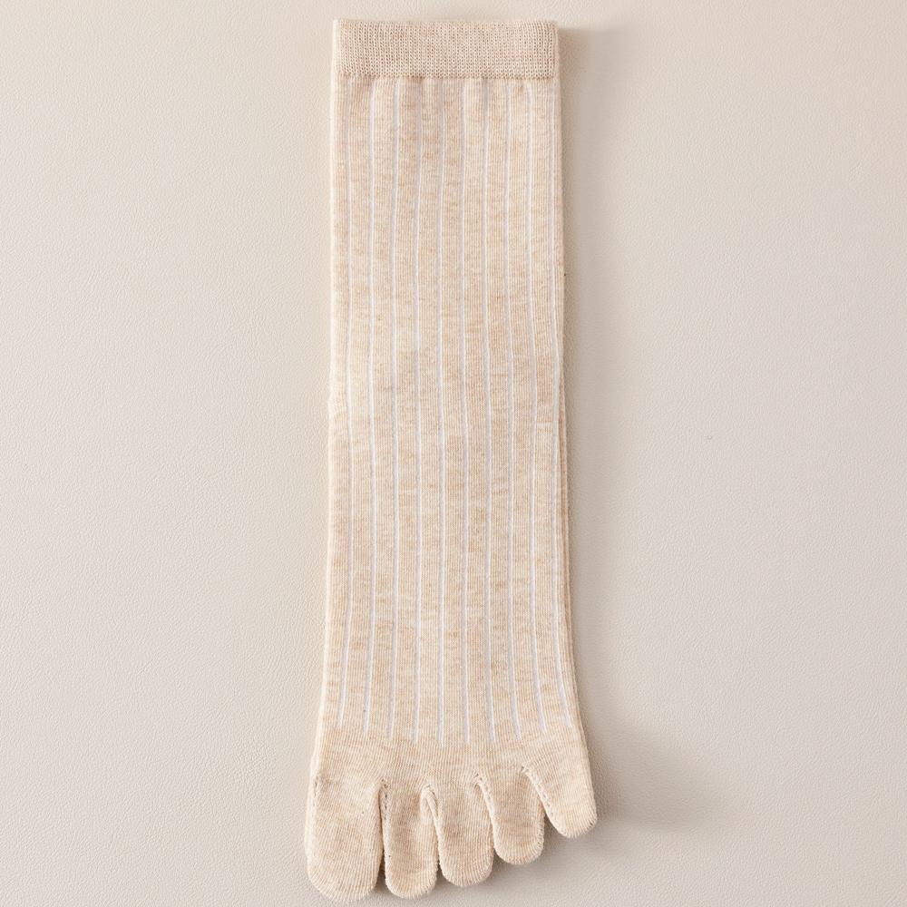 5 пар носков с пальцами для женщин, высококачественные хлопковые носки с пятью пальцами, носки средней длины, носки до щиколотки с раздельными пальцами, чулочно-носочные изделия на четыре сезона