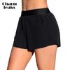 Women's 2.5" Swim Shorts Quick Dry Board Shorts with Pockets Boyshort Bathing Suit Bottoms