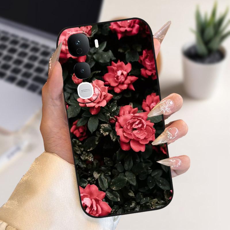 Для Vivo Y400 Pro Y400Pro 5G Чехол Стильный Мягкий ТПУ Силиконовый Задняя Крышка Бампер Для Vivo Y400 4G 5G Чехол для Телефона V2506 Защитный Чехол