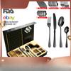 1010 Stainless Steel Tableware 24-piece Gift Box Set Hotel Western Tableware Steak Knife Fork Spoon Western Tableware Gift Box